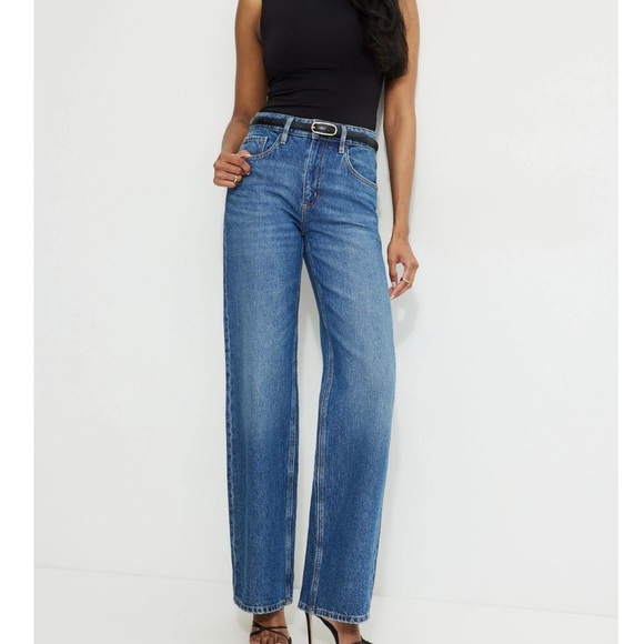 NWT Dynamite Heidi High Rise Wide Leg Jeans - Picture 1 of 16